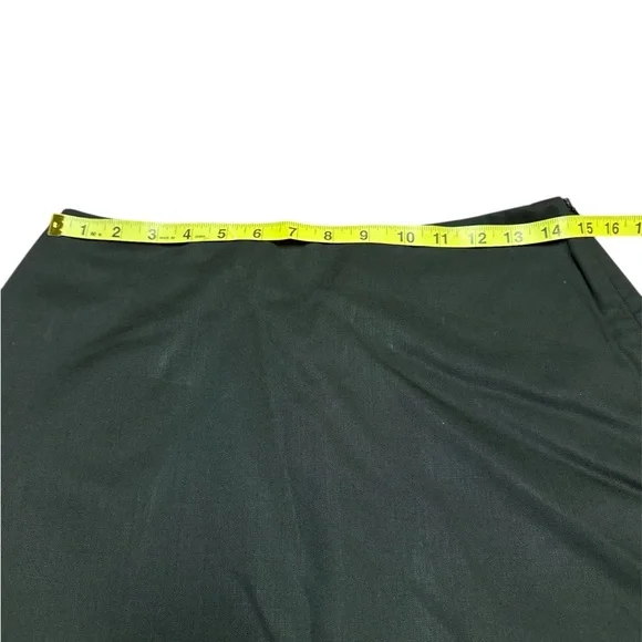 Banana Republic Skirt Womens 10 Black 100% Wool Lined VTG Y2K Pencil Mini Career - Picture 6 of 6